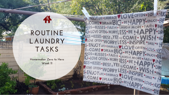 Routine Laundry Tasks - Homemaker Zero to Hero - Week 11 | AuthenticallyAsh.com